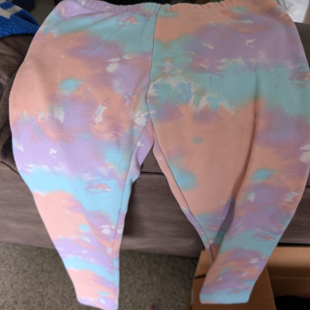 Athletic Works Pink and Blue Leggings for Active Comfort